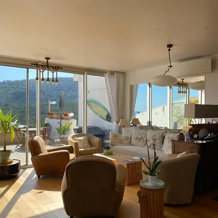 Vue Imprenable Sur Baie De Cannes Et Esterel Casa de Férias